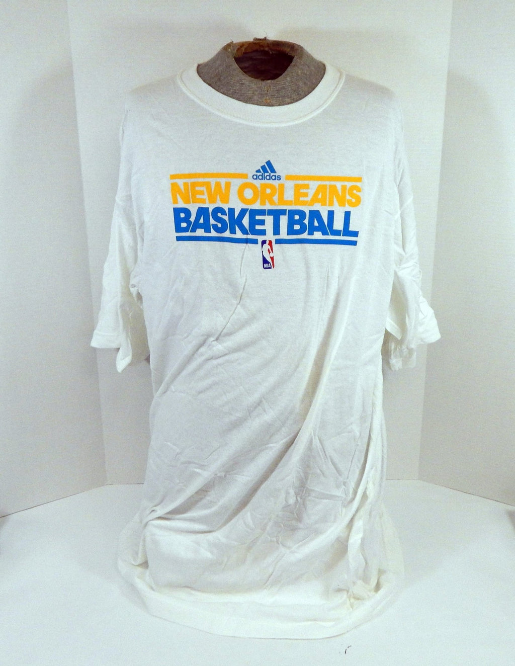 New Orleans Hornets Team Issued White Training Shirt 3XL DP57304 - DP57304