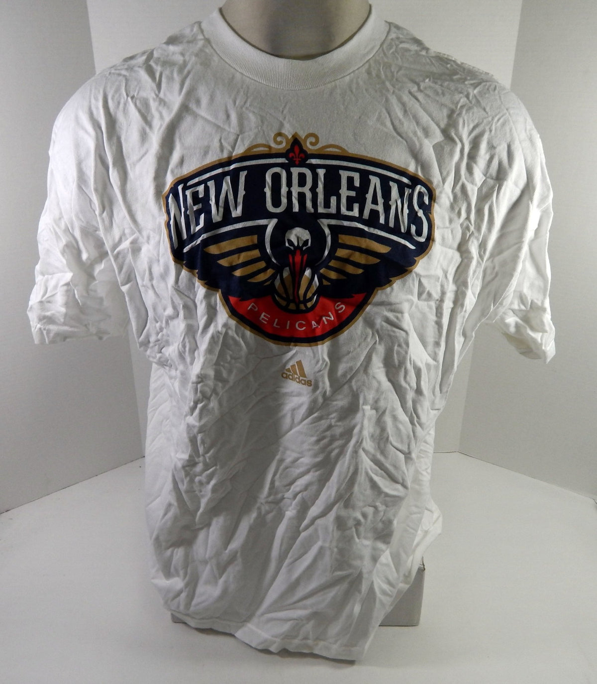 New Orleans Pelicans Team Issued White Training Shirt 2XL DP61763 - DP61763