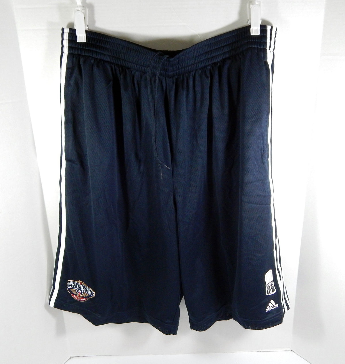 New Orleans Pelicans TeamIssued Navy Training Shorts 2XL DP57156 - DP57156