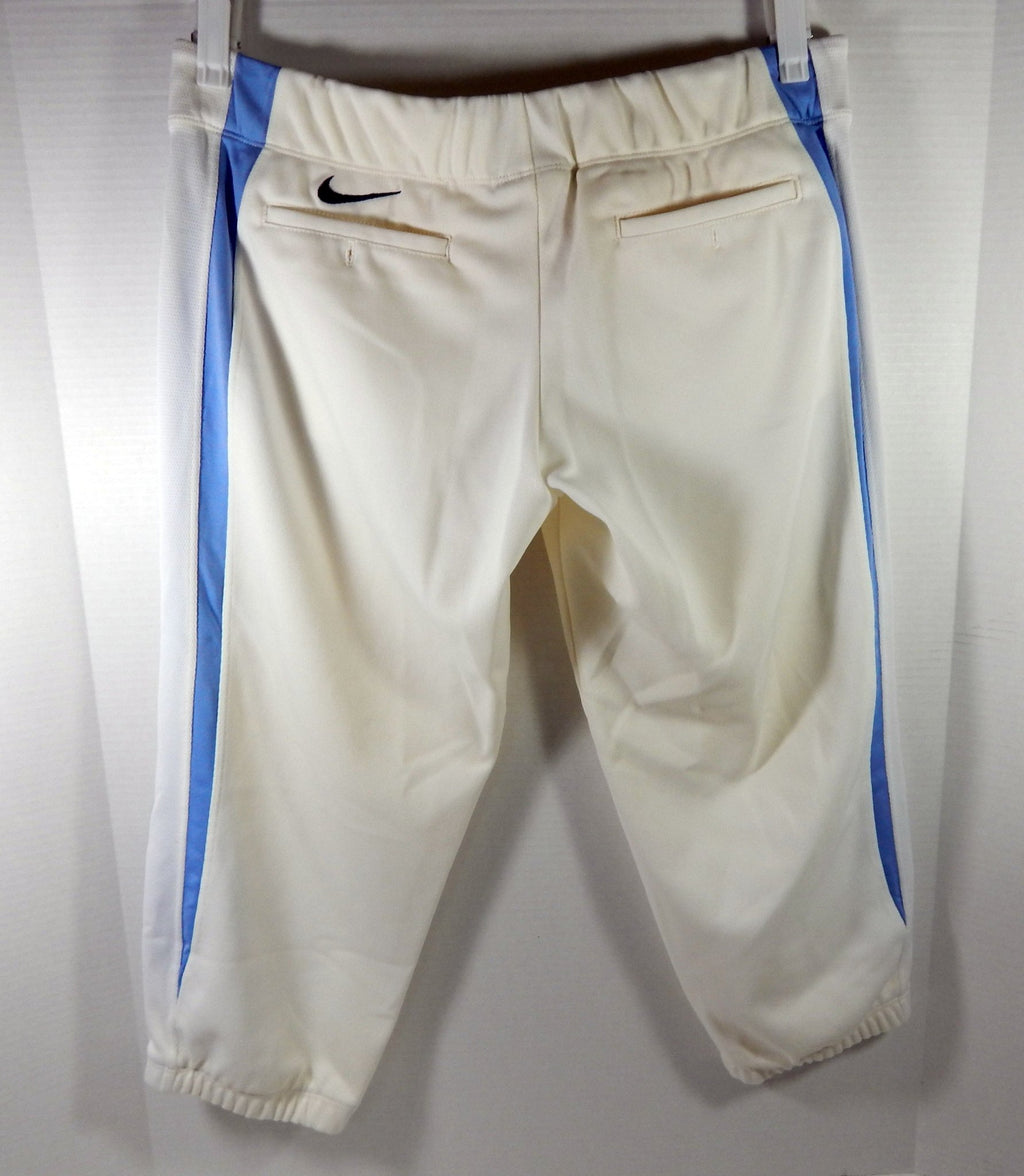 North Carolina Tar Heels UNC #17 22 Game Used White Softball Pants M DP53949 - DP53949
