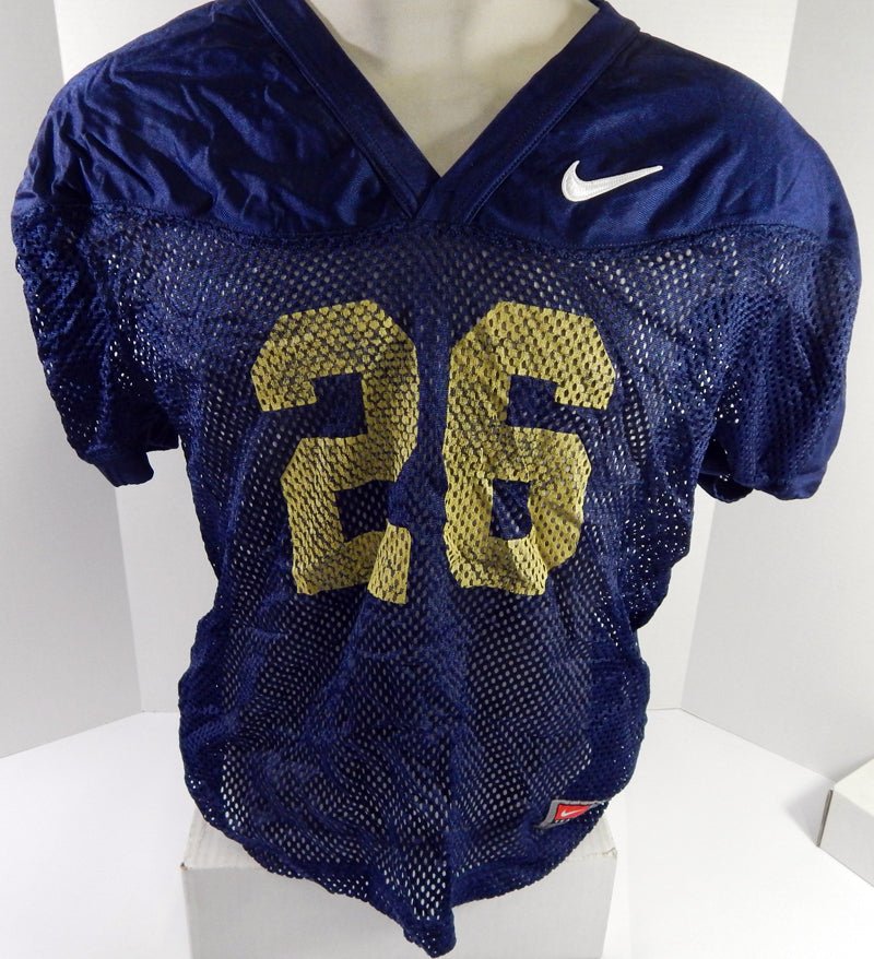 North Carolina Tar Heels UNC #26 Game Used Navy Practice Football Jersey 34 - DP59734