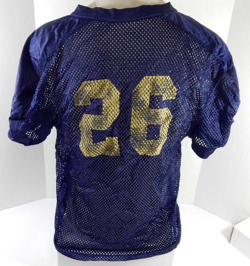 North Carolina Tar Heels UNC #26 Game Used Navy Practice Football Jersey 34 - DP59734