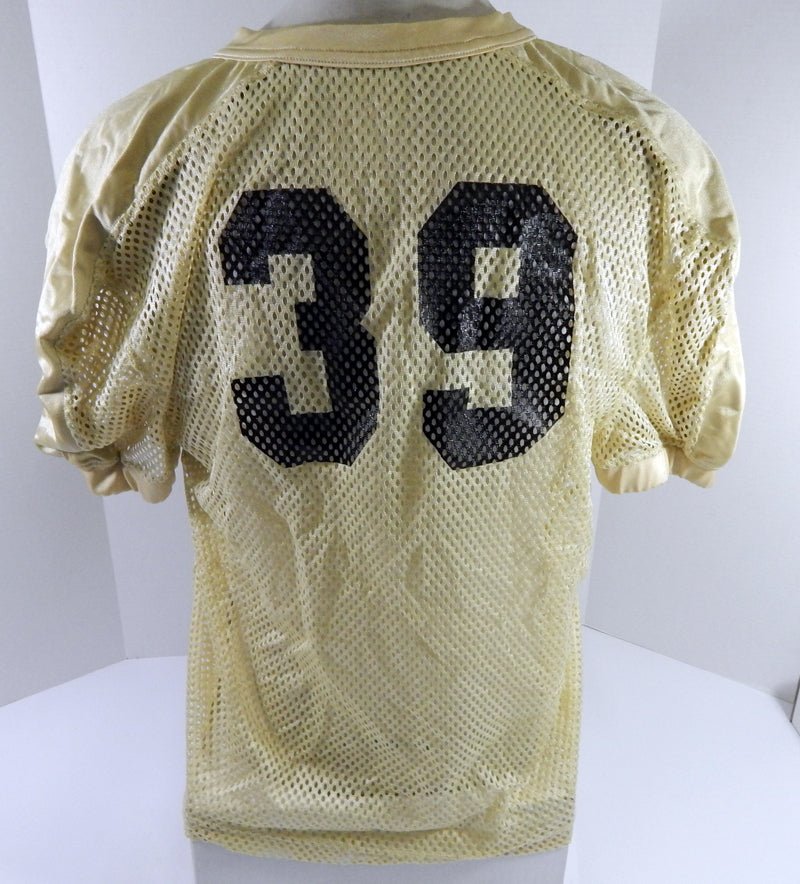 North Carolina Tar Heels UNC #39 Game Used Gold Practice Football Jersey 708 - DP59708
