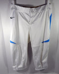 North Carolina Tar Heels UNC #5 Game Used White Pants Softball L DP55019 - DP55019