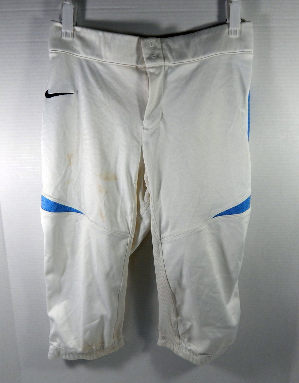 North Carolina Tar Heels UNC Brown #12 Game Used White Softball Pants S DP53943 - DP53943