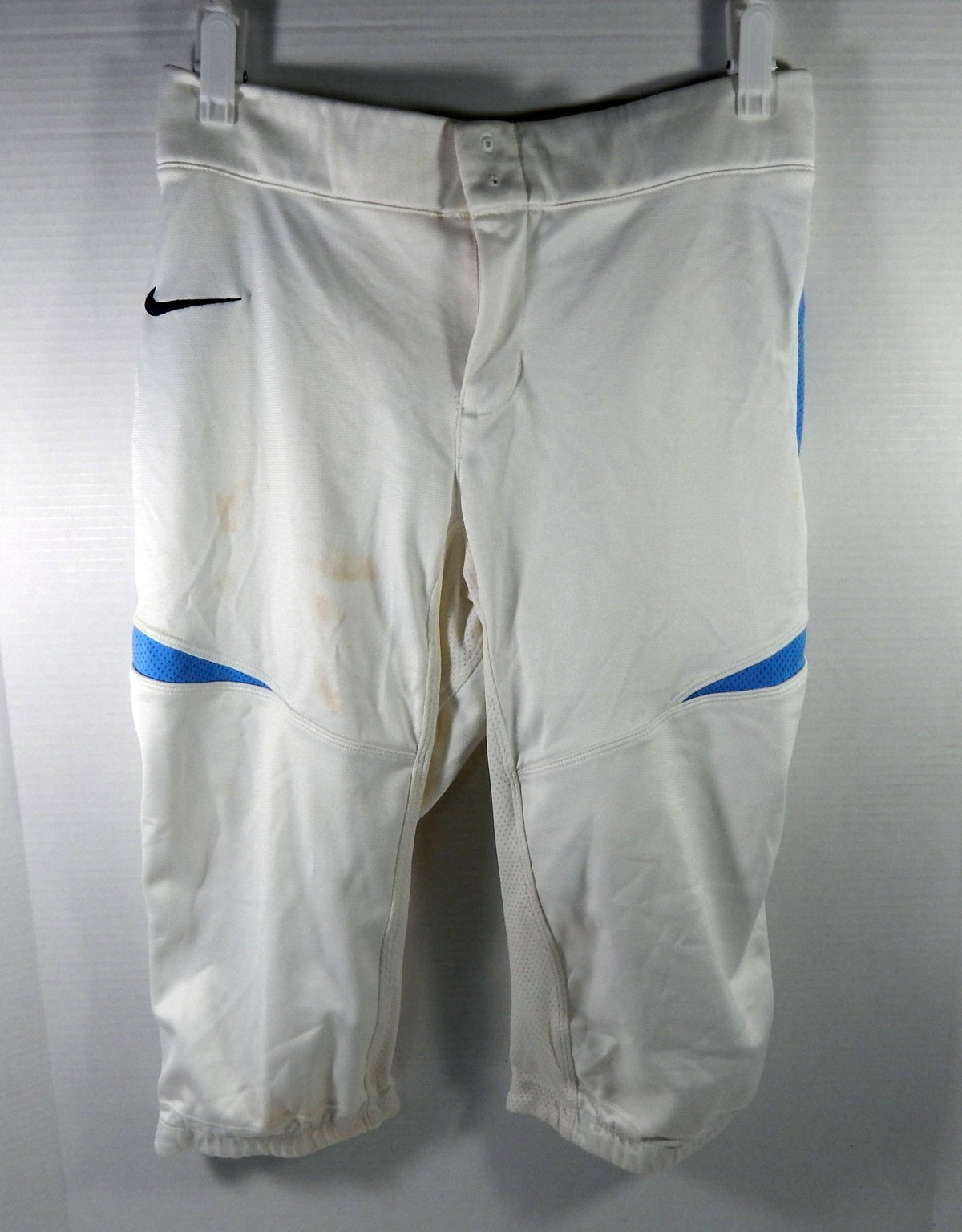 North Carolina Tar Heels UNC Brown #12 Game Used White Softball Pants S DP53943 - DP53943