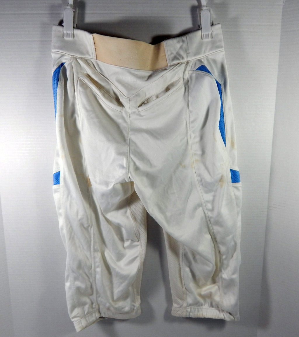 North Carolina Tar Heels UNC Brown #12 Game Used White Softball Pants S DP53943 - DP53943