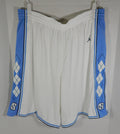 North Carolina Tar Heels UNC Game Issued White Basketball Shorts Jordan 48 9 - DP55379