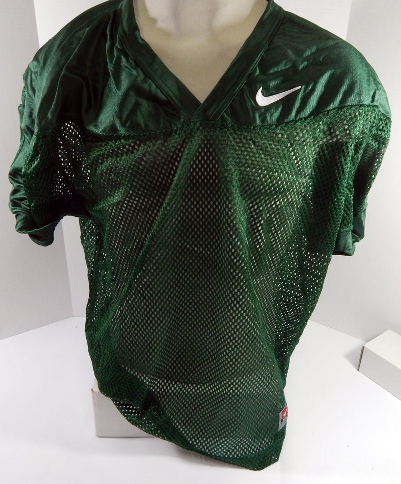 North Carolina Tar Heels UNC Game Used Green Practice Football Jersey 925 - DP59925