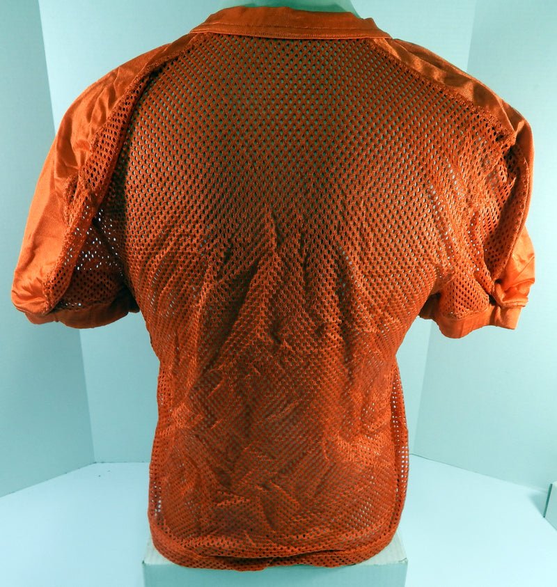 North Carolina Tar Heels UNC Game Used Orange Practice Football Jersey DP61446 - DP61446