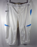 North Carolina Tar Heels UNC Kelly #22 Game Used White Softball Pants M DP53959 - DP53959