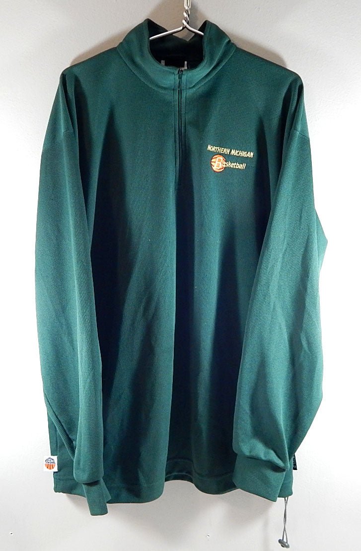 Northwestern Michigan Basketball Pullover Half Zip Long Sleeve Shirt XXL - DJ056285