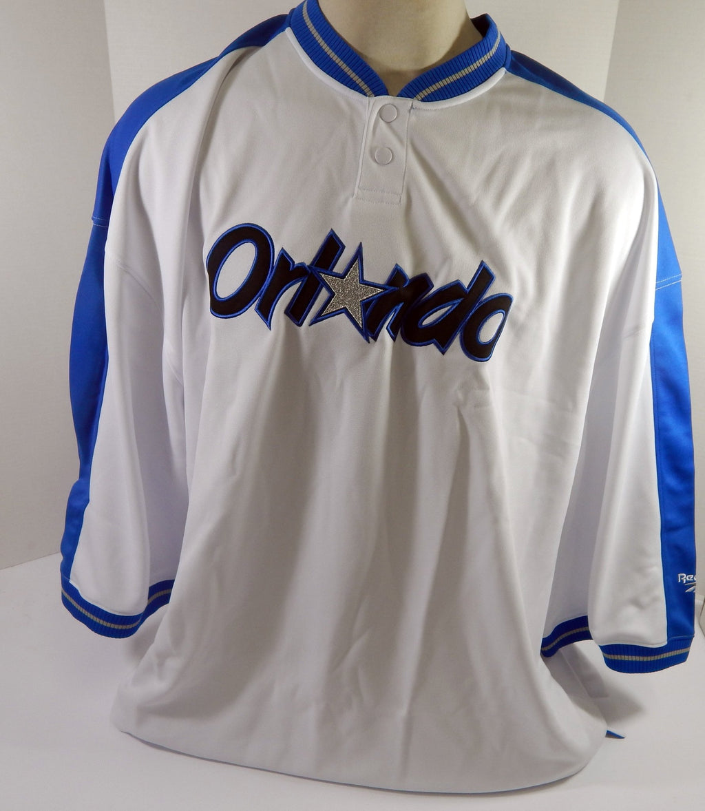 Orlando Magic Game Used White Shooting Shirt Hardwood Classic 1994-95 4XL 5 - DP55715