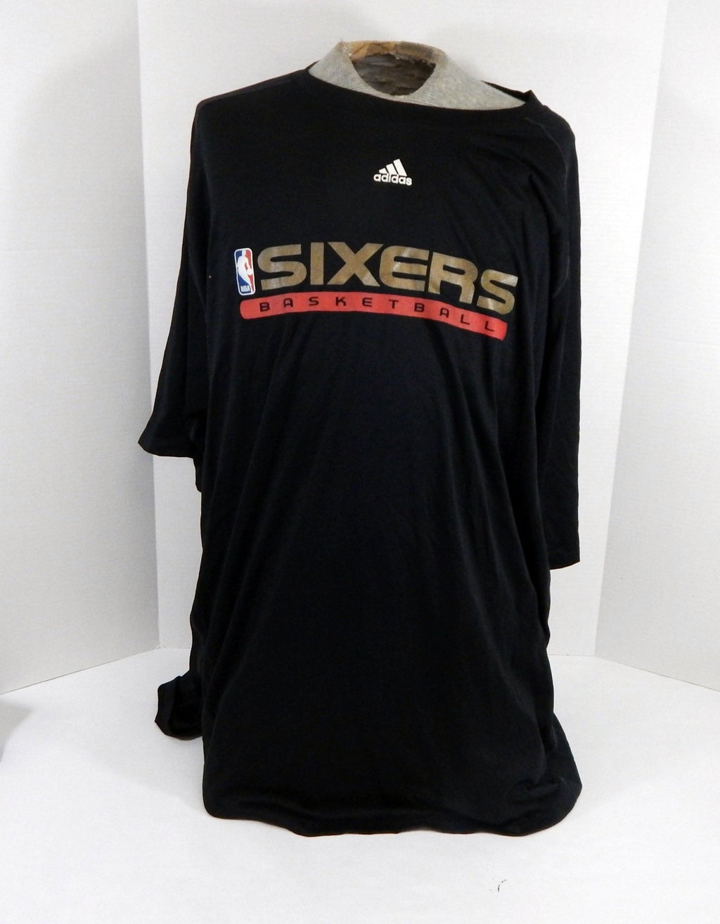 Philadelphia 76ers Team Issued Black Long Sleeve Training Shirt 4XL DP57484 - DP57484