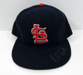 St. Louis Cardinals Sam Freeman #61 Signed Blue Hat Auto 7.5 STLC0538 - STLC0538