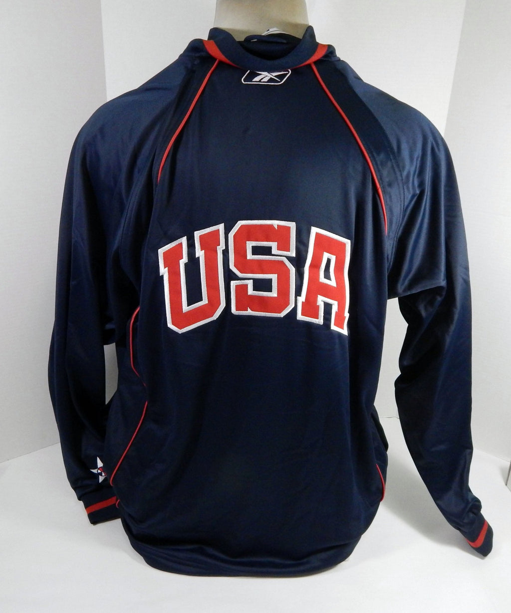 Team USA Basketball Game Issued Navy Shooting Shirt L DP64795 - DP64795
