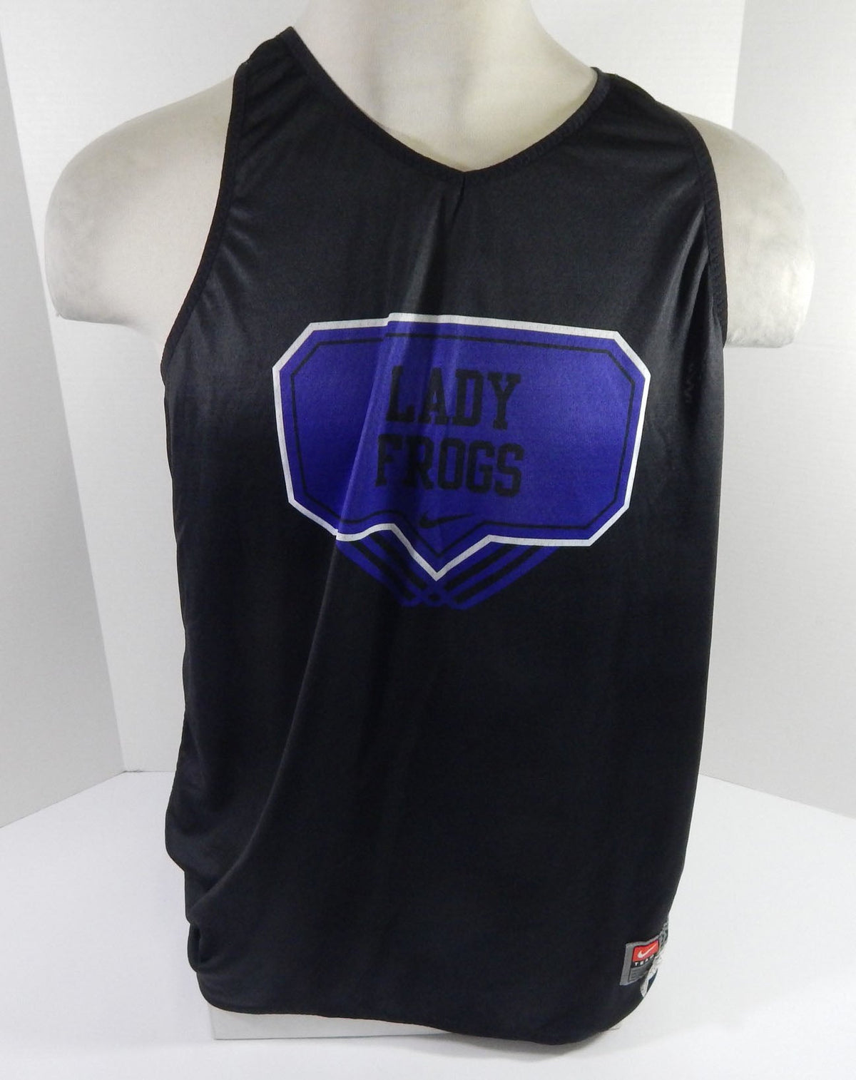 Texas Christian TCU Horned Frogs Game Issued Black Practice Jersey Lady Frogs 0 - DP59090
