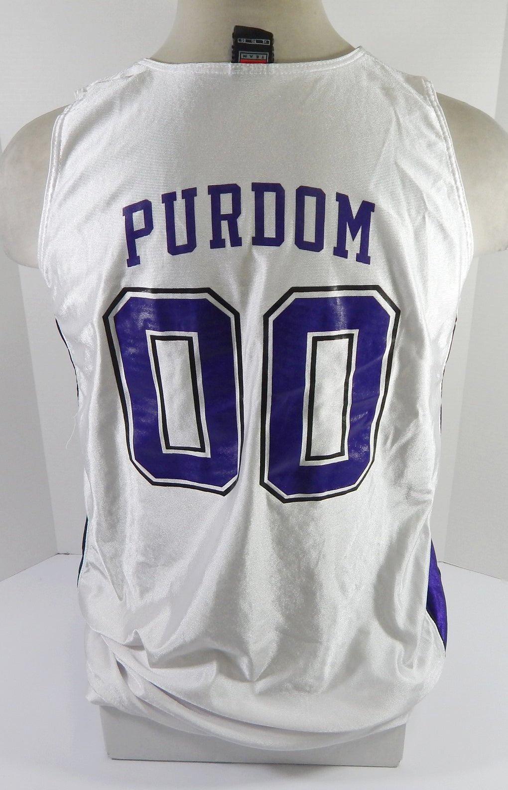 Texas Christian TCU Horned Frogs Purdom #0 Game Used White Jersey XL 76 - DP57876