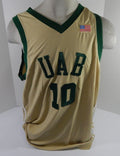 UAB Blazers #10 Game Issued Gold Jersey XL DP59138 - DP59138