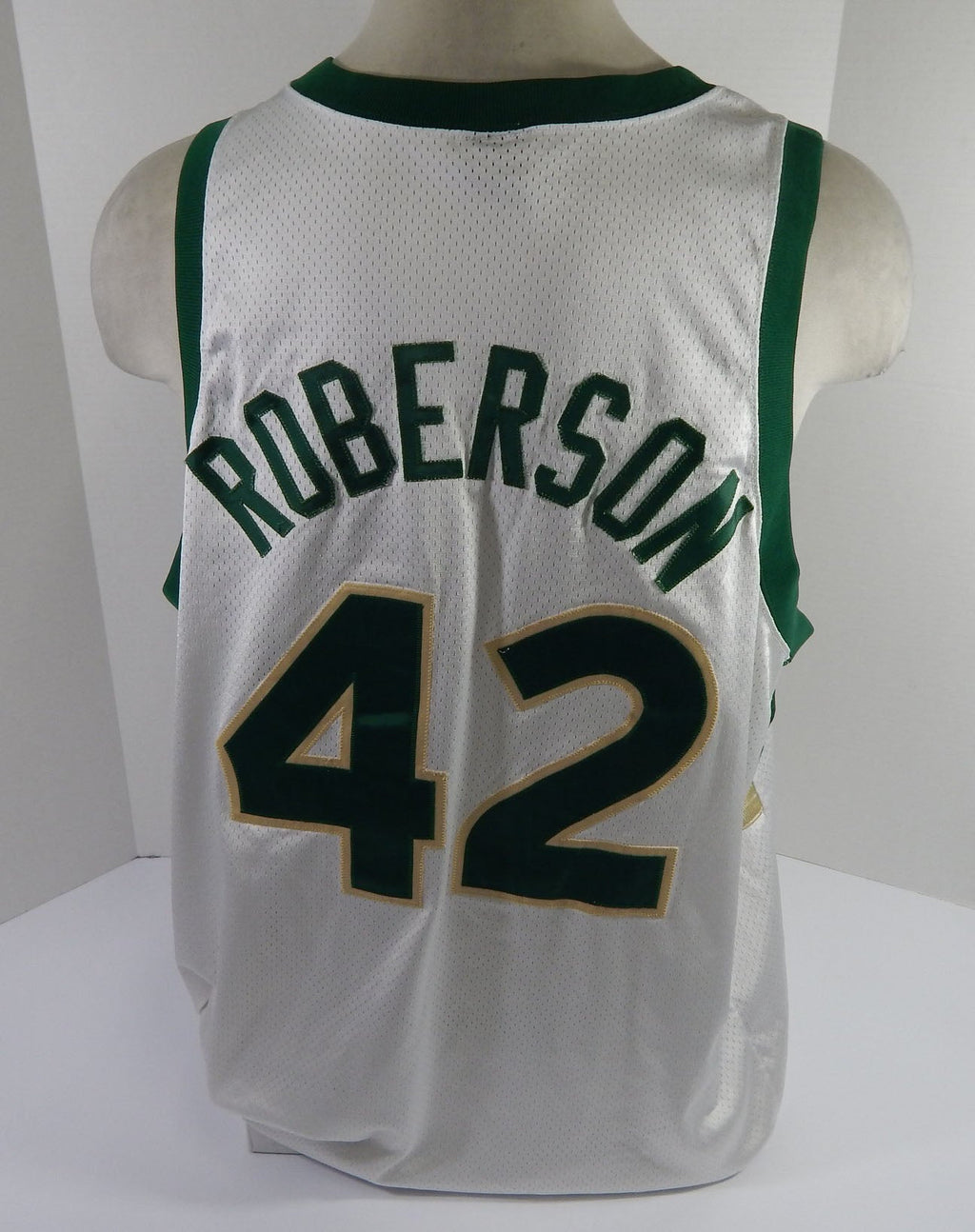 UAB Blazers Roberson #42 Game Issued White Basketball Jersey XXLT 148 - DP59148