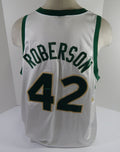 UAB Blazers Roberson #42 Game Issued White Basketball Jersey XXLT 148 - DP59148