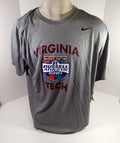 Virginia Tech Hokies Team Issued Grey Shirt Russell Athletic Bowl 3XL DP64832 - DP64832