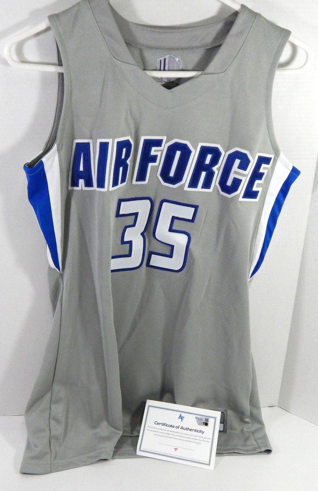 Womens Air Force Falcons #35 Game Issued Grey Jersey M DP60640 - DP60640