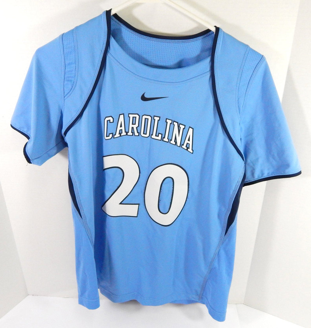 Womens Soccer North Carolina Tar Heels UNC #20 Game Used Blue Jersey L DP54622 - DP54622