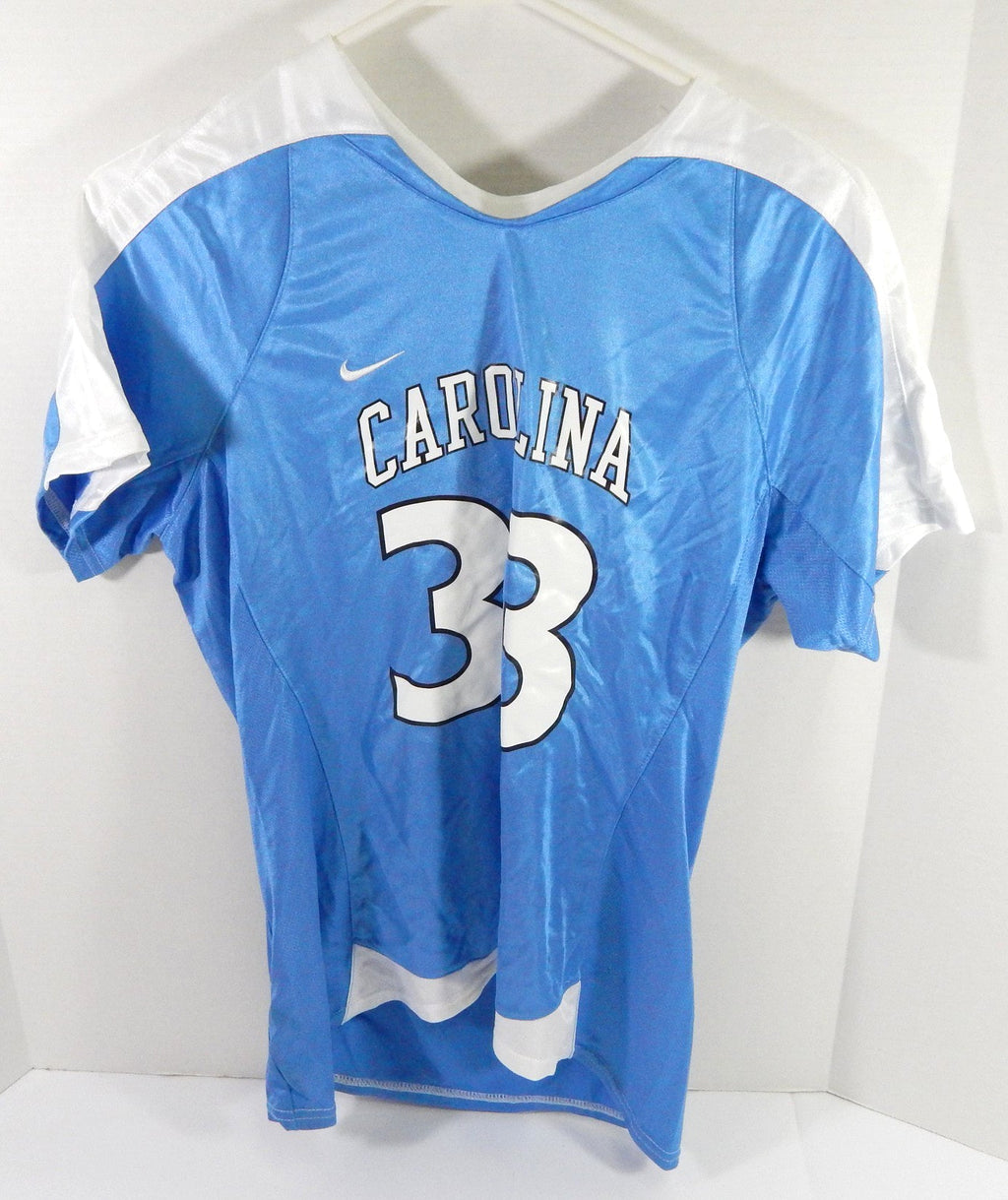 Womens Soccer North Carolina Tar Heels UNC #33 Game Used Blue Jersey M DP54594 - DP54594