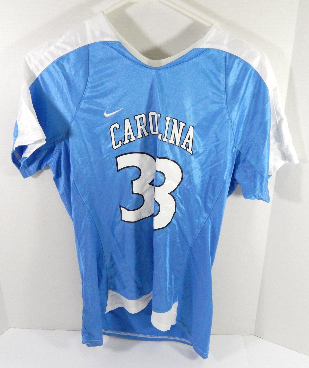 Womens Soccer North Carolina Tar Heels UNC #33 Game Used Blue Jersey M DP54594 - DP54594