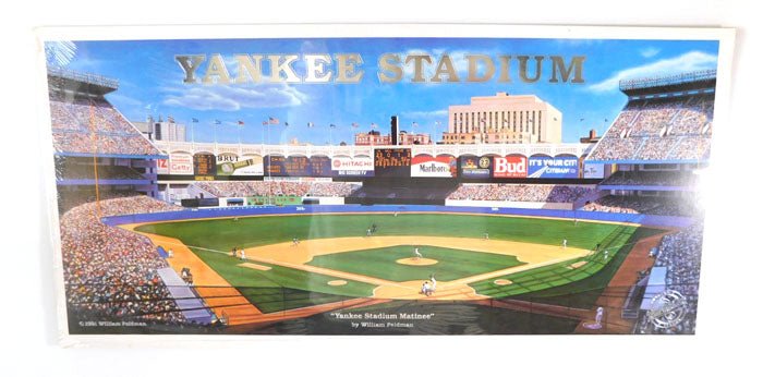 Yankee Stadium Matinee William Feldman Matted Ballparks Artwork 17" x 8" - 4502979S