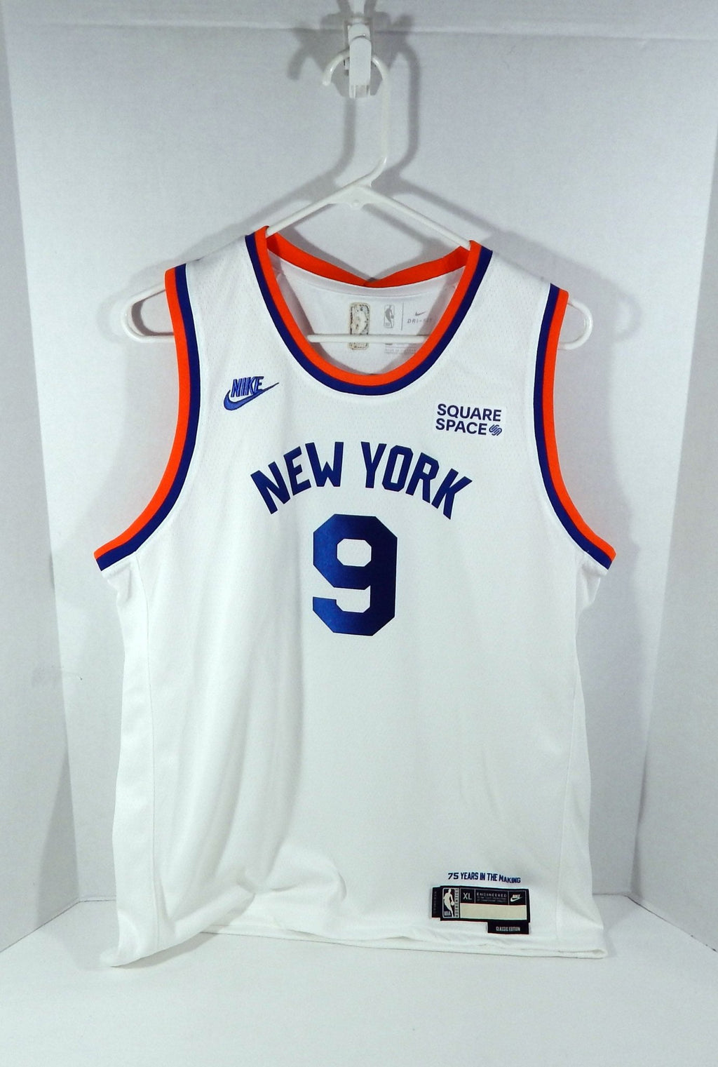 Youth New York Knicks RJ Barrett #9 Authntic White Jersey Classic Nike NWT XL 7S - 712397S
