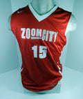 Zoom City #15 Game Used Red Jersey L DP61851 - DP61851